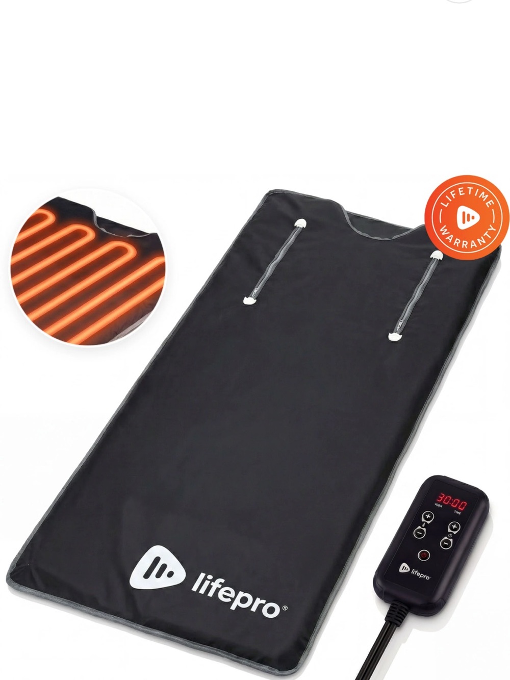 Infrared sauna blanket
